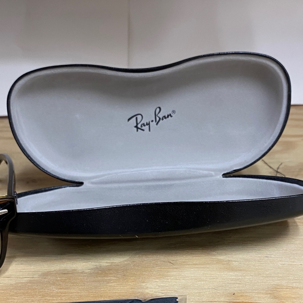 Ray-Ban Men's Tortoiseshell Rectangular Eyeglasses - image 2